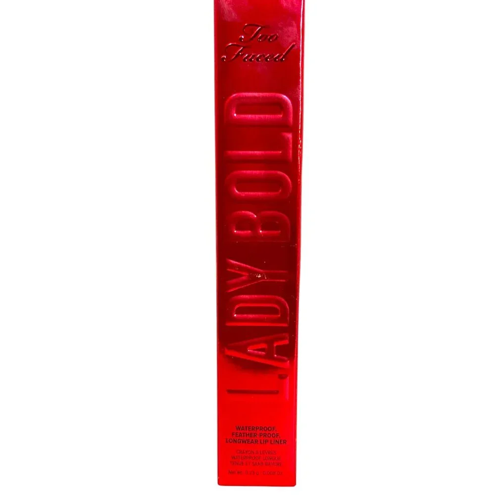Too faced~Lady Bold Waterproof‎ Longwear  Lip Liner~Lady Bold~0.008oz~NIB
